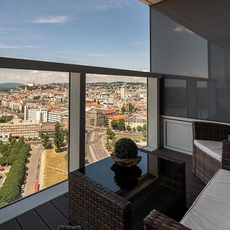 Appartement Panorama - Sunset And Castle View, 22Nd Floor, Garage, Ac à Bratislava Extérieur photo